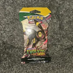 Pokemon TCG Sword & Shield Evolving Skies Booster Pack (1) 10 Cards Umbreon - Image 3