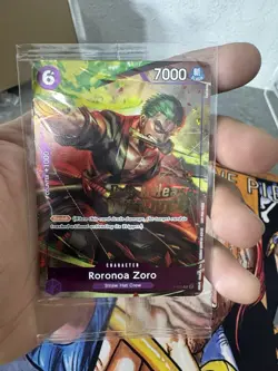 One Piece English Roronoa Zoro Foil Winner Card P-045 - OP06 Pre-Release-sealed - Image 1