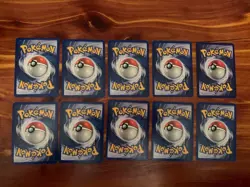10 VINTAGE Pokemon Cards from Classic WOTC Sets!! - Image 2