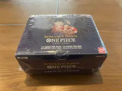 One Piece Card Game Romance Dawn OP-01 Booster Box Sealed - English White Bottom - Image 1
