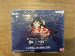 One Piece Card Game Romance Dawn OP-01 Booster Box Sealed - English White Bottom - Image 2