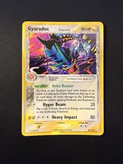 Pokemon TCG Gyarados Delta Species Holon Phantoms 8/110 Holo Rare Card 2006 - Image 1
