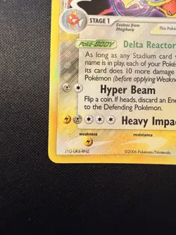 Pokemon TCG Gyarados Delta Species Holon Phantoms 8/110 Holo Rare Card 2006 - Image 4