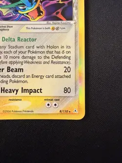 Pokemon TCG Gyarados Delta Species Holon Phantoms 8/110 Holo Rare Card 2006 - Image 5
