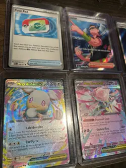 Pokemon Playable Card Lot Of 6 (Pokepad , Night Stretcher, Fezandipiti Ex ) - Image 2