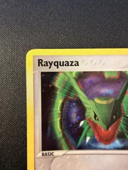 Pokemon TCG Rayquaza POP Series 1 3/17 Holo Rare Dragon Card 2006 - Image 2