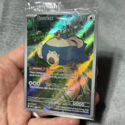 Pokemon TCG Snorlax 051 Scarlet & Violet 151 Holo Promo Card Sealed - Image 3