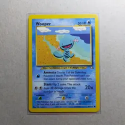 Wooper Neo Genesis 82/111 Common Pokemon Card WOTC - Image 1