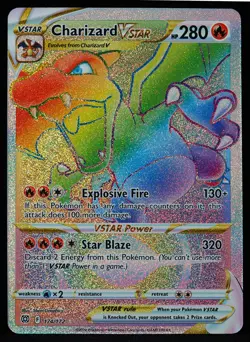 Charizard VSTAR #174/172 Brilliant Stars NM/M Pokemon Card - Image 1