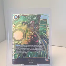 Bandai Dragon Ball Super Foil Battle Card Broly Secret Rare FB08-122 SCR - Image 1