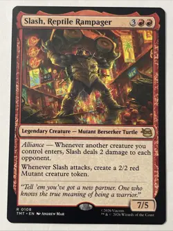 Slash, Reptile Rampager R Teenage Mutant Ninja Turtles 108 NM - Image 1