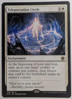 Teleportation Circle x1 Adventures in the Forgotten Realms MTG LP/NM - Image 1