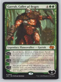 Garruk, Caller of Beasts M Foundations Jumpstart 659 NM - Image 1