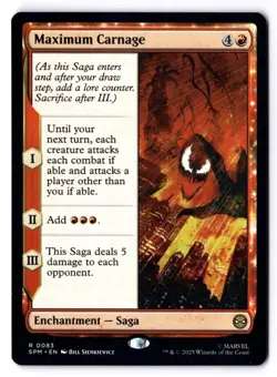 Maximum Carnage NM* Marvels: Amazing Spiderman ENGLISH 0083 mtg -UnltdCards - Image 1