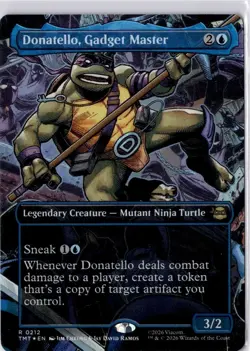 Donatello, Gadget Master (Borderless ) TMNT Foil NM R 0212 - Image 1