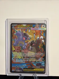 Pokemon TCG Mega Kangaskhan EX 182/132 Me01: Mega Evolution SIR Card - Image 1