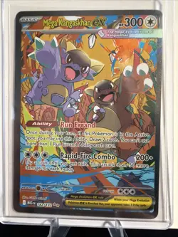 Pokemon TCG Mega Kangaskhan EX 182/132 Me01: Mega Evolution SIR Card - Image 2