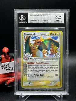 BGS 8.5 Charizard 4/100 #4 EX Crystal Guardians Delta Species Holo Rare Pokemon - Image 1