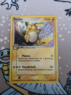 Pokemon TCG Power Keepers Raichu 12/108 Rare Holo Half Swirl 🌀 - Image 1