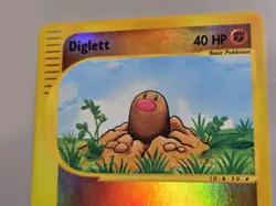 Pokemon Base Set Expedition #106/165 Reverse Holo DIGLETT **never played** - Image 2