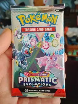 Pokemon Cards Prismatic Evolutions Pack Still Sealed Custom Art Bought From Temu - Image 1