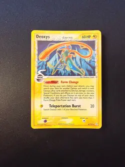 Pokemon TCG Deoxys Delta Species 6/110 EX Holon Phantoms Holo Rare Basic 2006 - Image 1