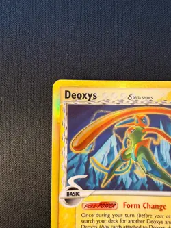Pokemon TCG Deoxys Delta Species 6/110 EX Holon Phantoms Holo Rare Basic 2006 - Image 2