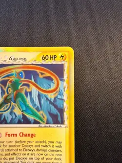 Pokemon TCG Deoxys Delta Species 6/110 EX Holon Phantoms Holo Rare Basic 2006 - Image 3