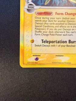 Pokemon TCG Deoxys Delta Species 6/110 EX Holon Phantoms Holo Rare Basic 2006 - Image 4