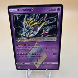 Giratina Prism Star 58/156 Ultra Prism Holo Rare Pokemon Card MP/LP - Image 1