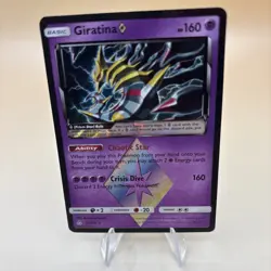 Giratina Prism Star 58/156 Ultra Prism Holo Rare Pokemon Card MP/LP - Image 2