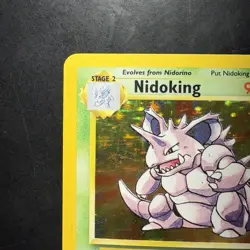Pokemon Vintage Holo Nidoking Base Set 11/102 Wizards Of The Coast 1999 Tcg - Image 2