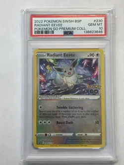Pokemon Radiant Eevee SWSH230 Black Star Promo PSA 10 GEM MINT - Image 1
