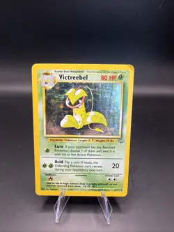 Pokemon TCG Victreebel Jungle 14/64 Holo Unlimited Rare 80 HP Stage 2! 1999 Old! - Image 1