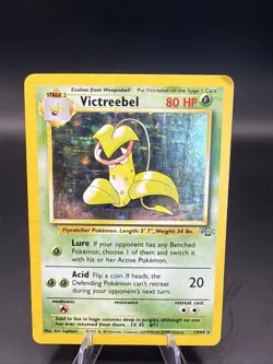 Pokemon TCG Victreebel Jungle 14/64 Holo Unlimited Rare 80 HP Stage 2! 1999 Old! - Image 2