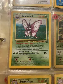 Venomoth Jungle 13/64 Holo Unlimited Holo Rare Pokemon Tcg - Image 1