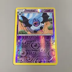 Pokemon TCG Swoobat Legendary Treasures 65/113 Reverse Holo Uncommon MP - Image 1