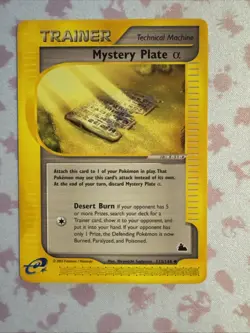 Mystery Plate Alpha 133/144 Skyridge Regular Pokemon S48 - Image 1