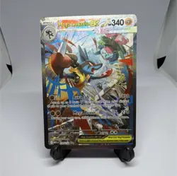 Pokemon Mega Lucario EX Me01 Mega Evolution Full Art Holo Rare 179/132 340 HP - Image 1