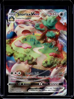 Pokemon SWSH01: Sword & Shield Base Set Snorlax VMAX 142/202 - Image 1