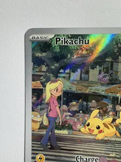 Pokemon Pikachu 173/165 Scarlet & Violet 151 Illustration Rare English NM - Image 2