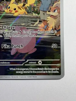 Pokemon Pikachu 173/165 Scarlet & Violet 151 Illustration Rare English NM - Image 4