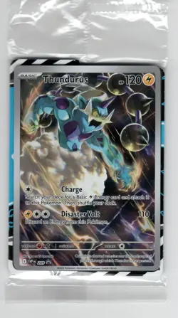 Thundurus 209 SVP Promo Illustration Rare Sealed Black Bolt Pokemon TCG - Image 1