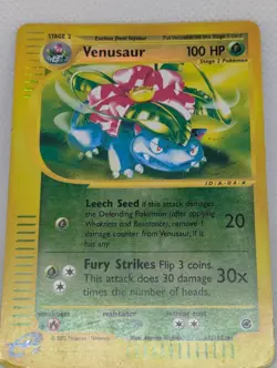 Venusaur 067/165 Expedition Base Set Reverse Holo Rare Pokemon TCG Nintendo LP - Image 3