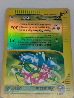 Venusaur 067/165 Expedition Base Set Reverse Holo Rare Pokemon TCG Nintendo LP - Image 4