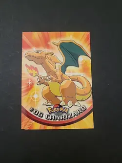 LP Charizard TV Animation Black Logo 1999 Vintage Pokemon Topps #06 Non-Holo - Image 1