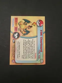 LP Charizard TV Animation Black Logo 1999 Vintage Pokemon Topps #06 Non-Holo - Image 2