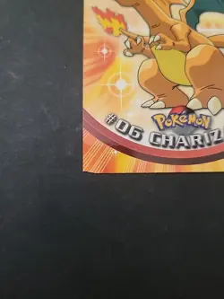 LP Charizard TV Animation Black Logo 1999 Vintage Pokemon Topps #06 Non-Holo - Image 4