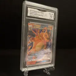GMA 10 Mint 2019 Pokemon Hidden Fates CHARIZARD GX SM211 Promo - Image 3