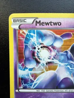 FREE SHIPPING Pokemon TCG Mewtwo 53/113 Legendary Treasures Holo - Image 2